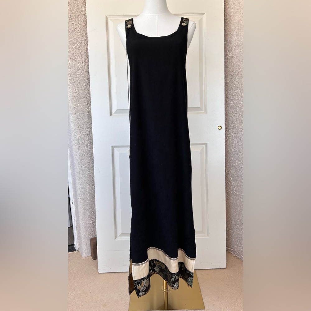 Nina Piccalino Faux Suede Maxi Jumper with‎ Purse Size 10